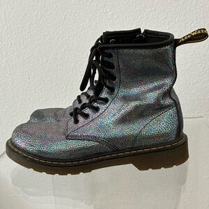 Dr. Martens Delaney YIE Sparkle Iridescent Boots